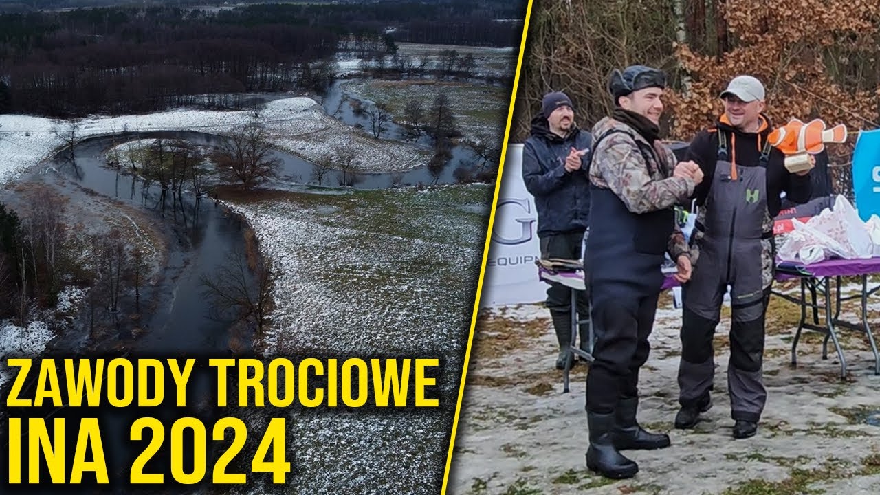 RELACJA ZAWODÓW TROCIOWYCH NA RZECE INIE 2024 | Trociowy Puchar Centrum Wędkarskiego NEMO