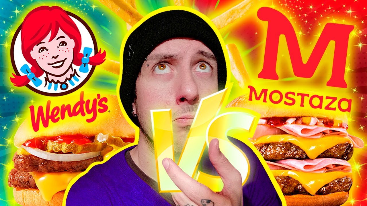 WENDYS vs MOSTAZA | ¿CUAL ES MEJOR? | Yaaiaan |