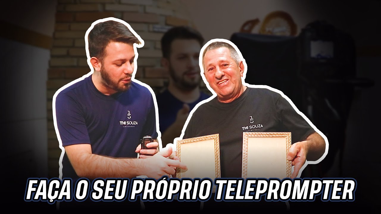 Thi Ensino a fazer um Teleprompter em 3 minutos | #ThiSouzaAudiovisual