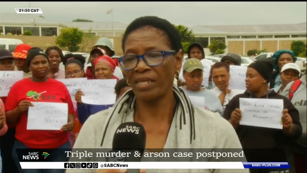 Triple murder, arson case postponed