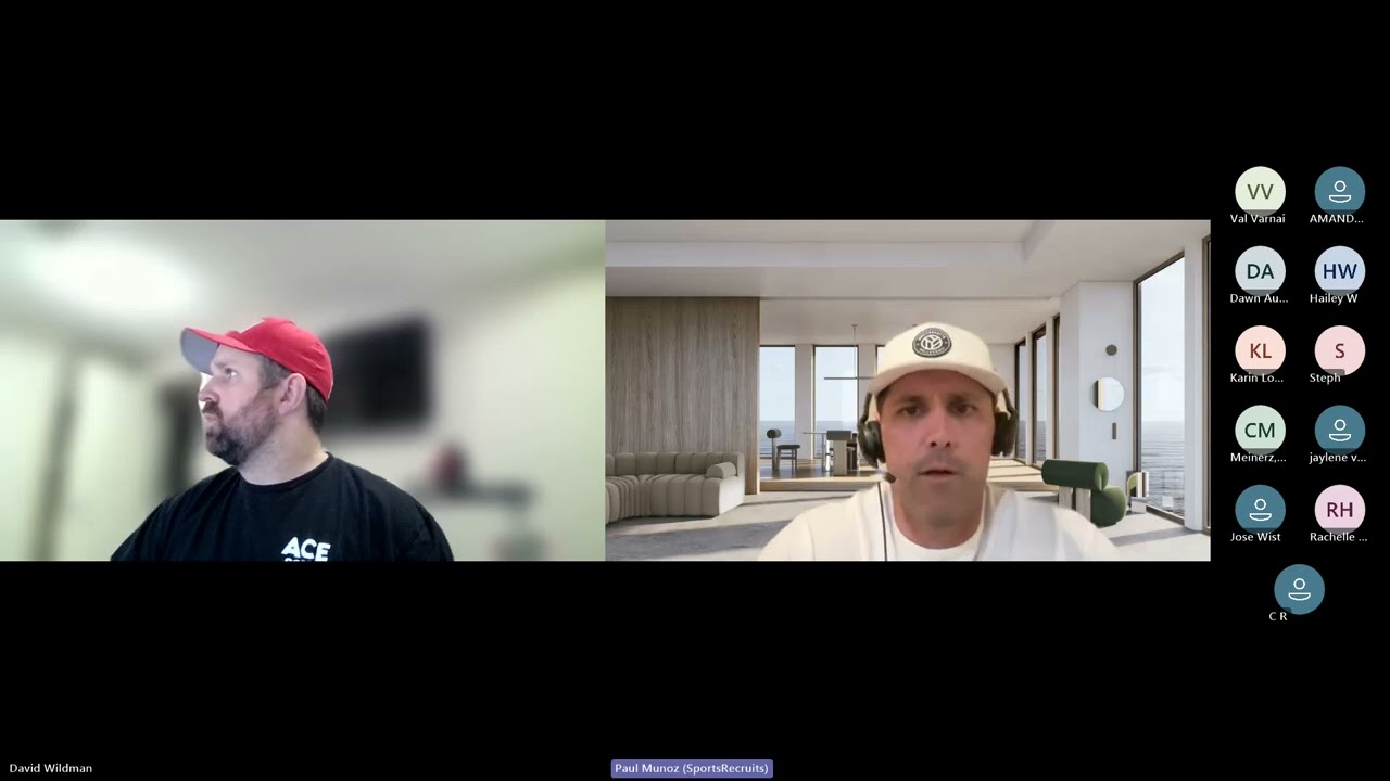 SportsRecruits How To Meeting. ACE Athletes U15-U18 In The 2025/26 Season Get Access To This Tech!