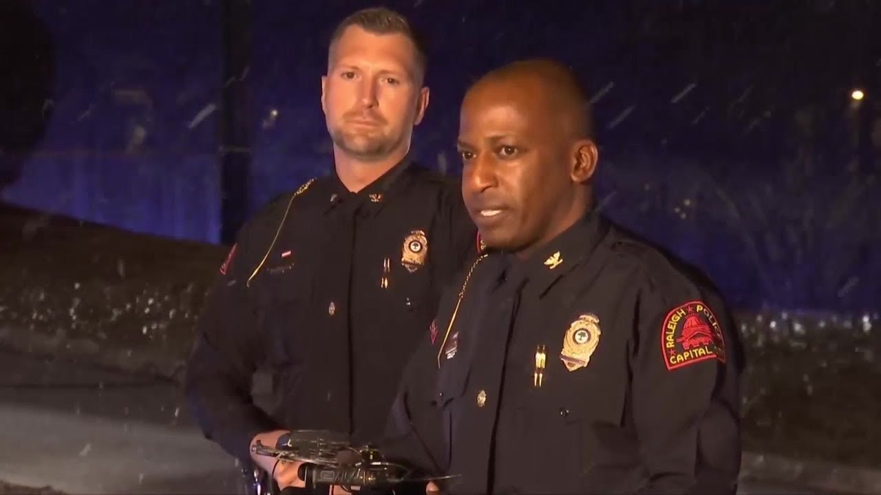 Raleigh police give update after officer is shot