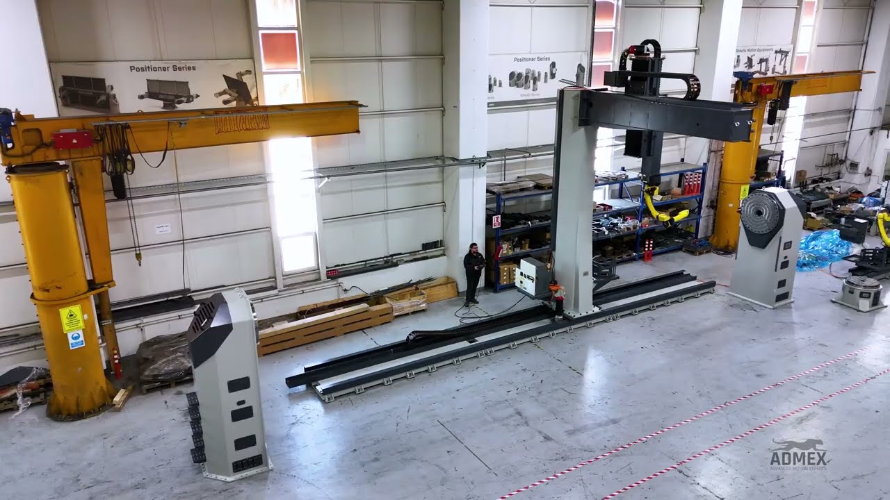 ADMEX SPN-I 20000 Positioner and SGP Pillar Gantry