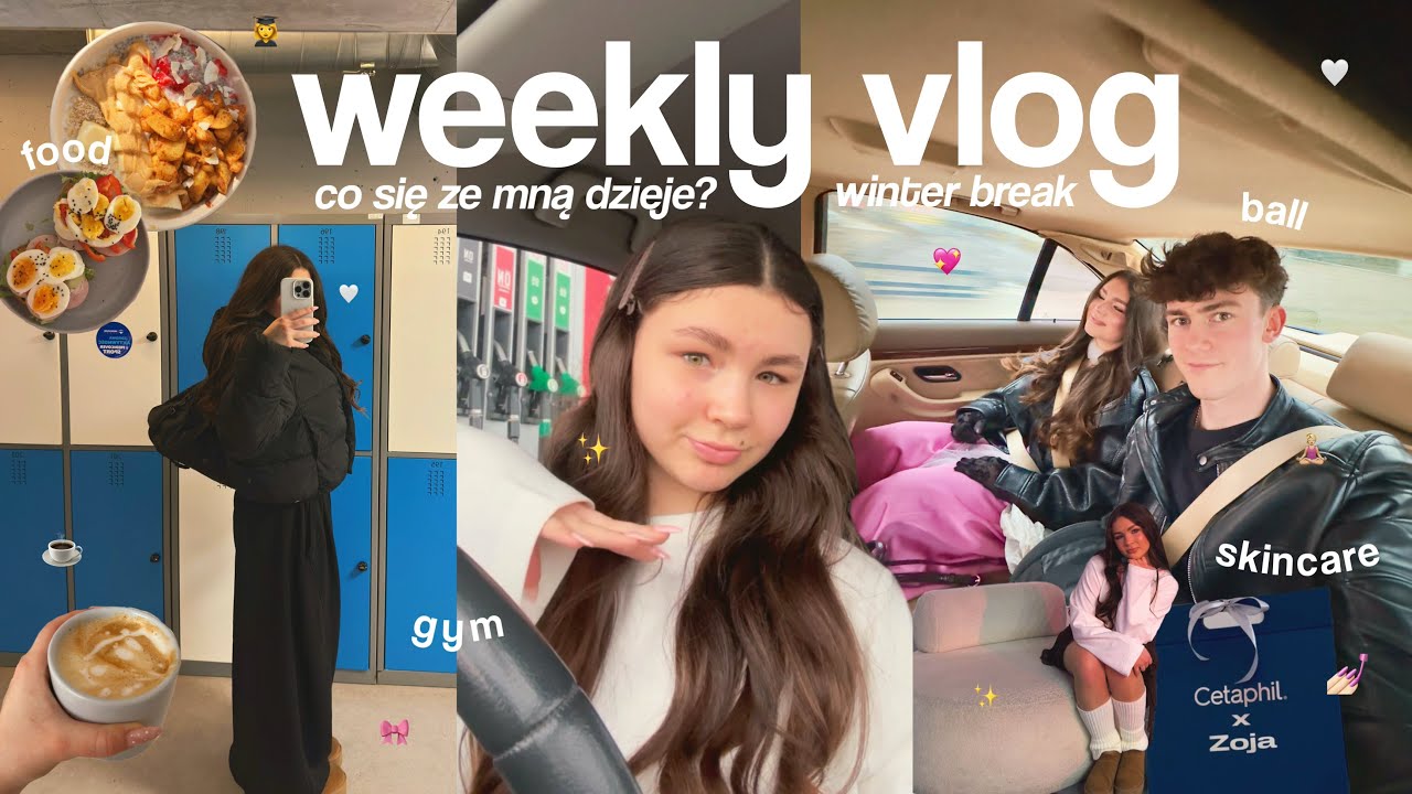 WEEKLY VLOG 🌸 winter break podczas studi&oacute;w ✨