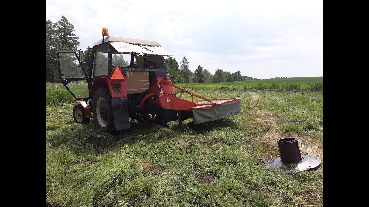 Koszenie łąk(nieużytków) 2018!!! Zetor 7211&rozwalona kosiarka!!!Oglądaj w 1080p!Gronowo Team!