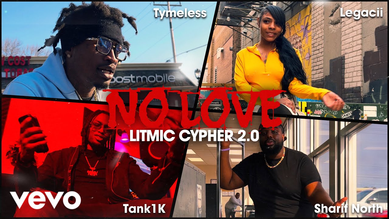 No Love Cypher w/ Tymeless, Legacii, Tank1K & Sharif North (Produced by El' Bang)