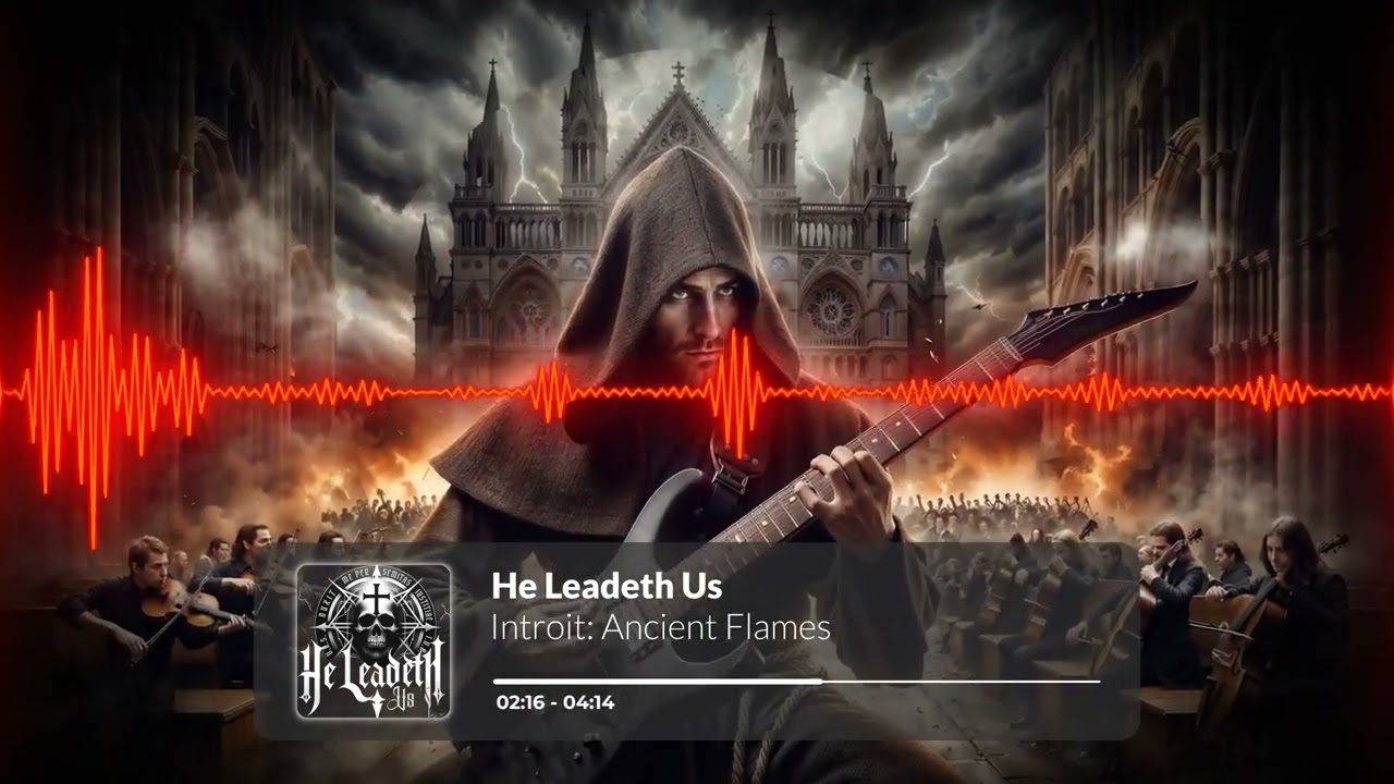He Leadeth Us - Introit: Ancient Flames (Visualizer) | Christian Symphonic Death Metal