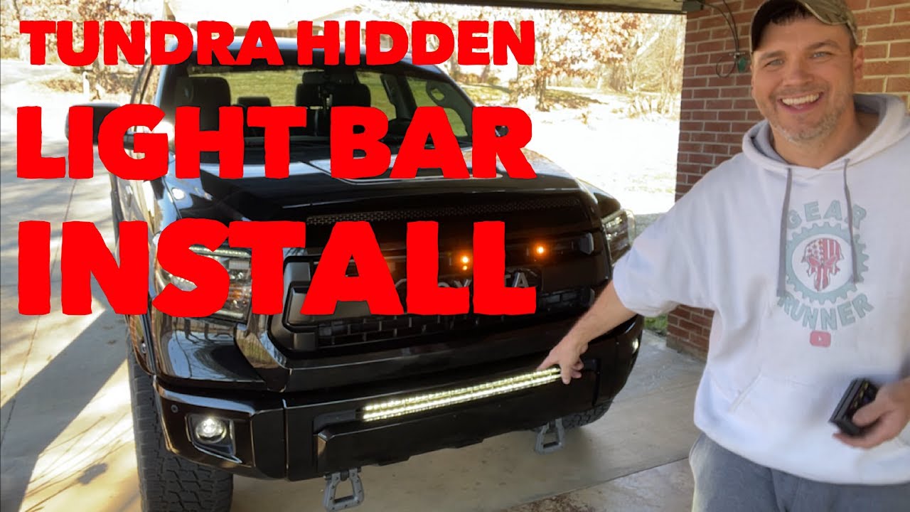 Tundra Hidden Light Bar Install