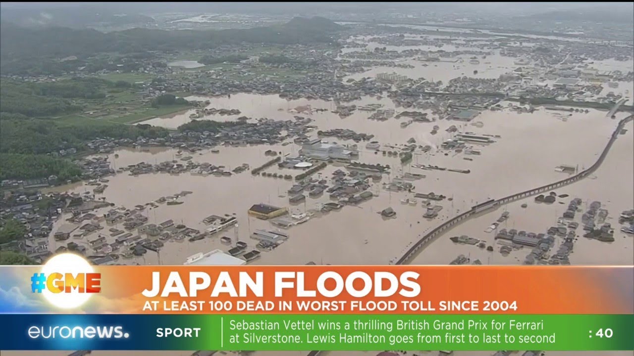Japan Floods: rescuers race to find survivors after Japan floods kill over 100