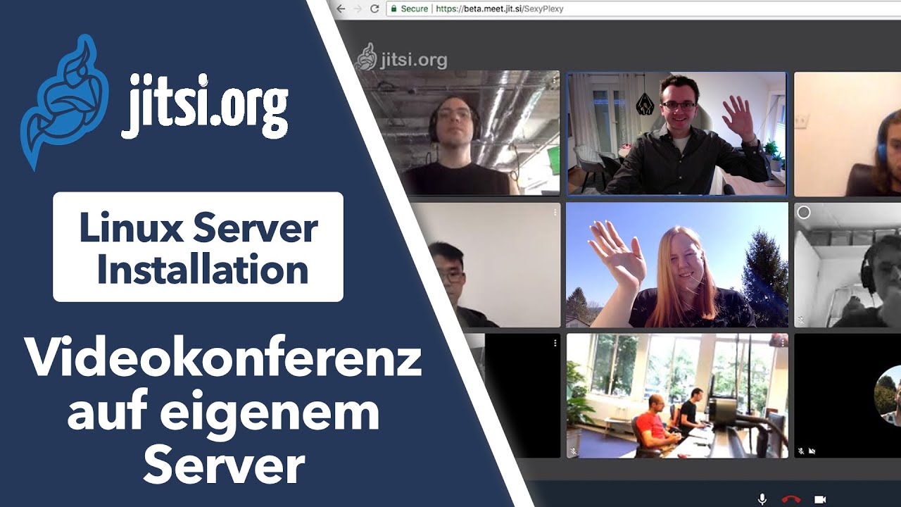 Kostenlose Videokonferenzsoftware auf dem eigenen Server - Jitsi Meet Installation auf Linux Server