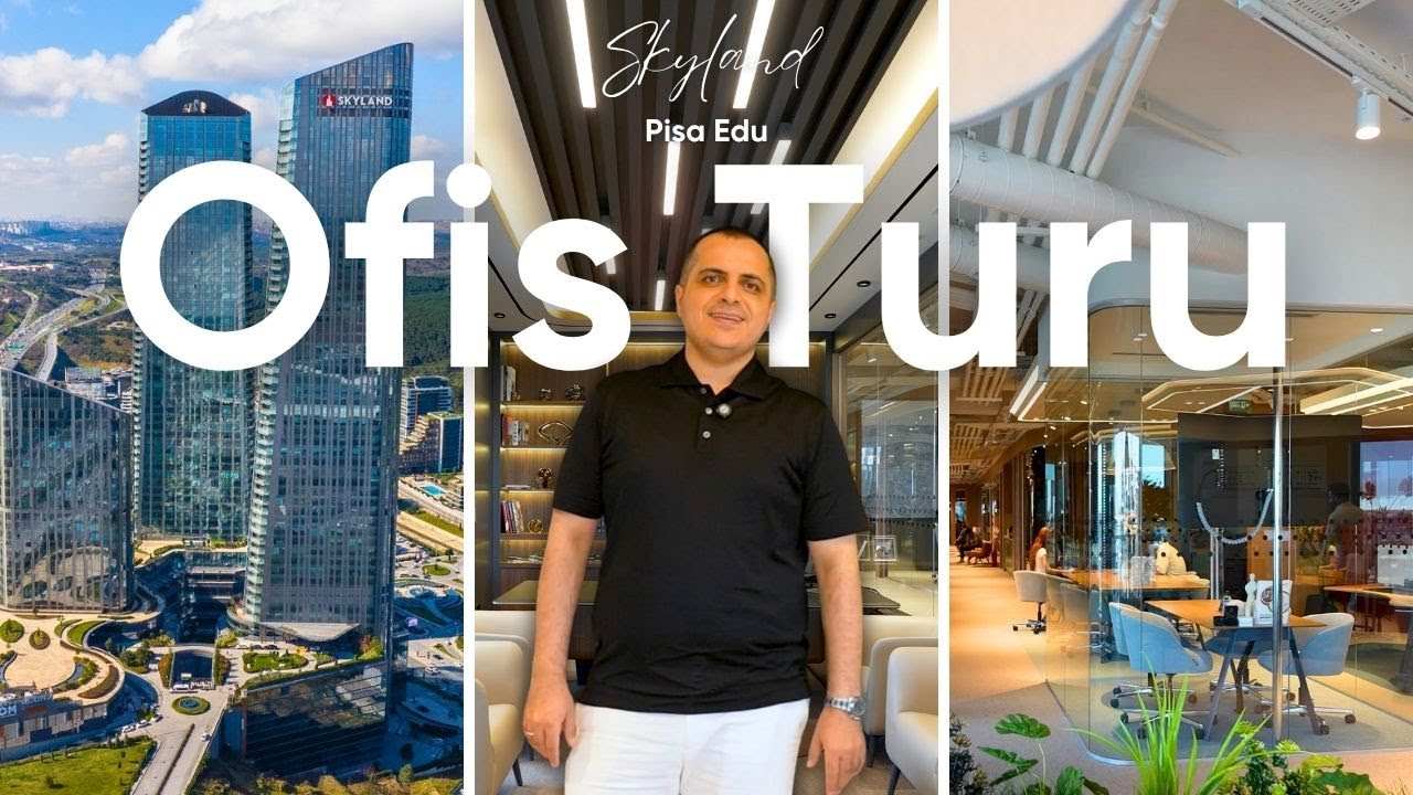 Pisa Edu Yeni Merkez Ofisini Tanıtıyor |  Açık Ofis Turu | Skyland İstanbul