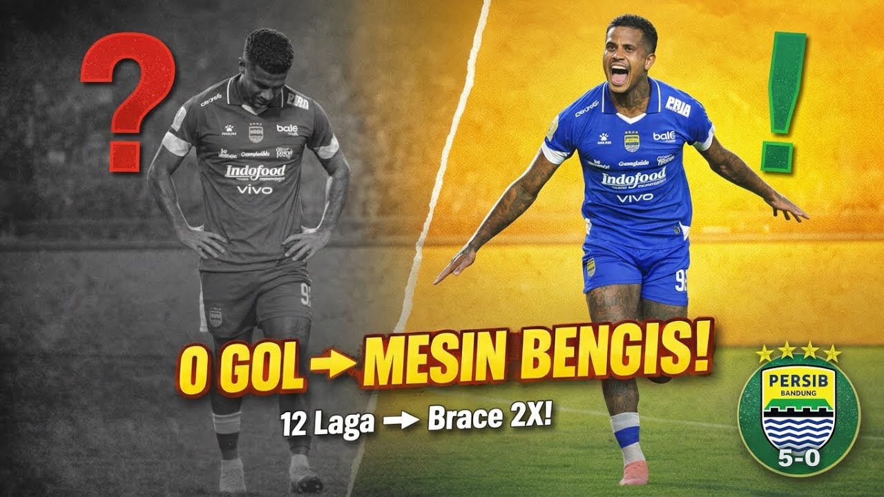DARI 12 LAGA TANPA GOL KE MESIN BENGIS! KISAH GILA RAMON TANQUE DI PERSIB!
