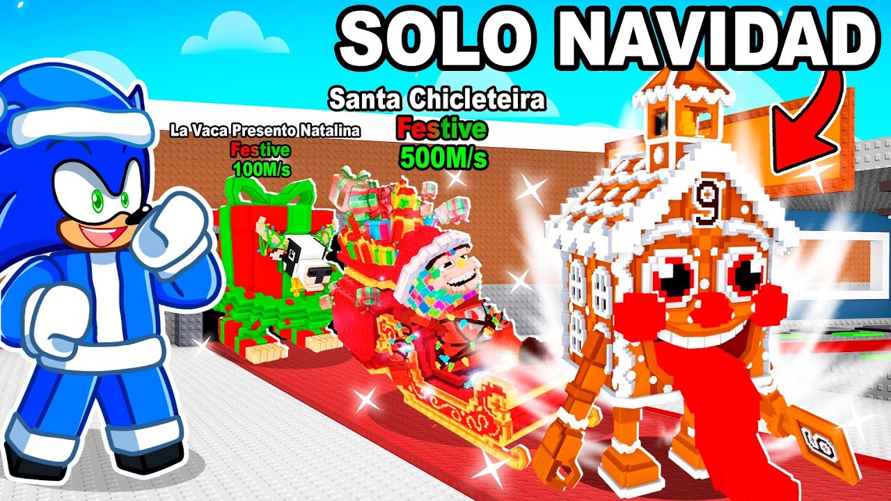 De $0 a $1 TRILLÓN con SOLO BRAINROTS NAVIDEÑOS en Steal a Brainrot!