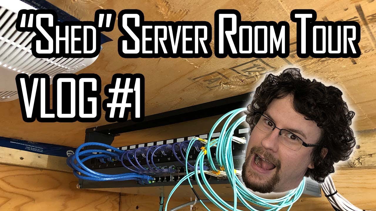 Shed Server Room! VLOG #1 - Cooling & Climate Control Walk-through