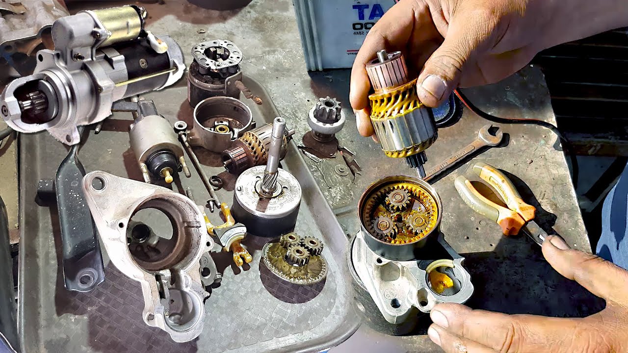 Bendix Starter: This Mechanic fix the Car Self Starter Bendix Gear Motor Perfectly