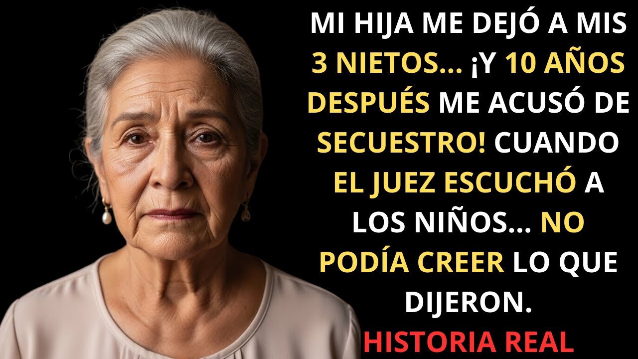 Crié a mis 3 nietos por 10 años... Mi hija regresó y me acusó de secuestro