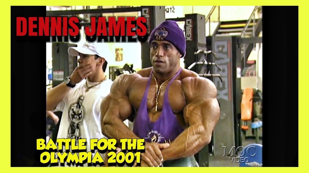 DENNIS JAMES - SHOULDER WORKOUT - BATTLE FOR THE OLYMPIA 2001 DVD