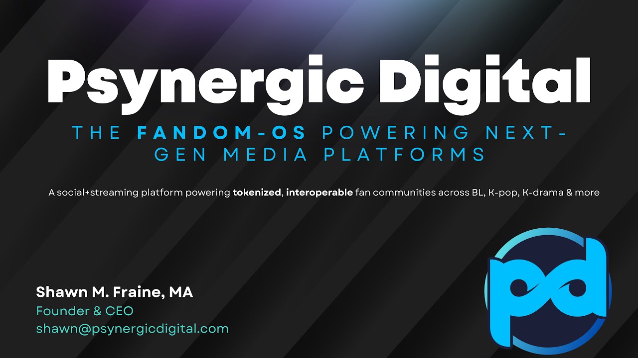 Psynergic Digital Pitch | DramaLlama & the Future of Fandom Platforms (2025)