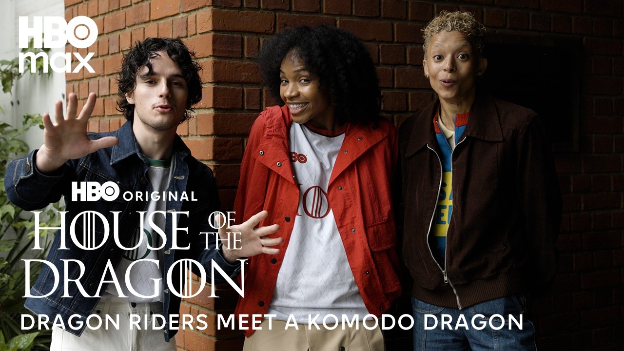 Dragon Riders Meet A Komodo Dragon | House of the Dragon