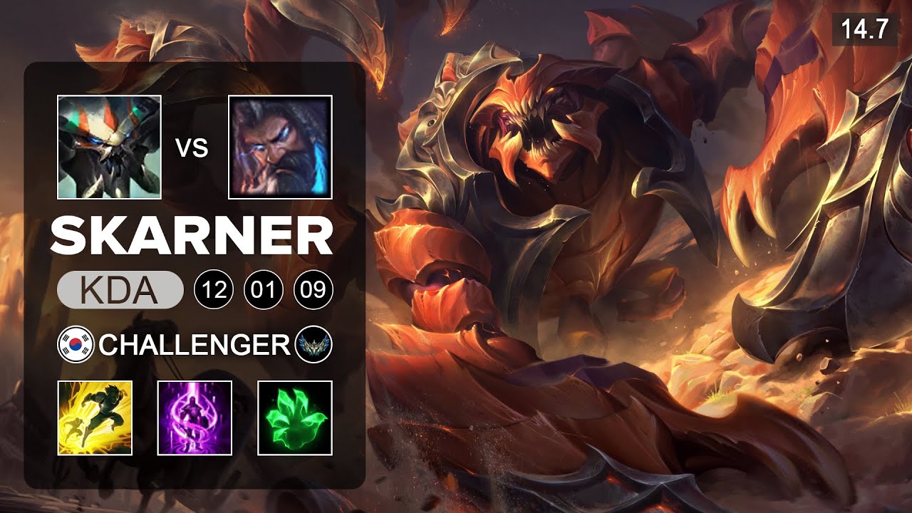 Skarner vs Udyr Top - KR Challenger - Patch 14.7 Season 14
