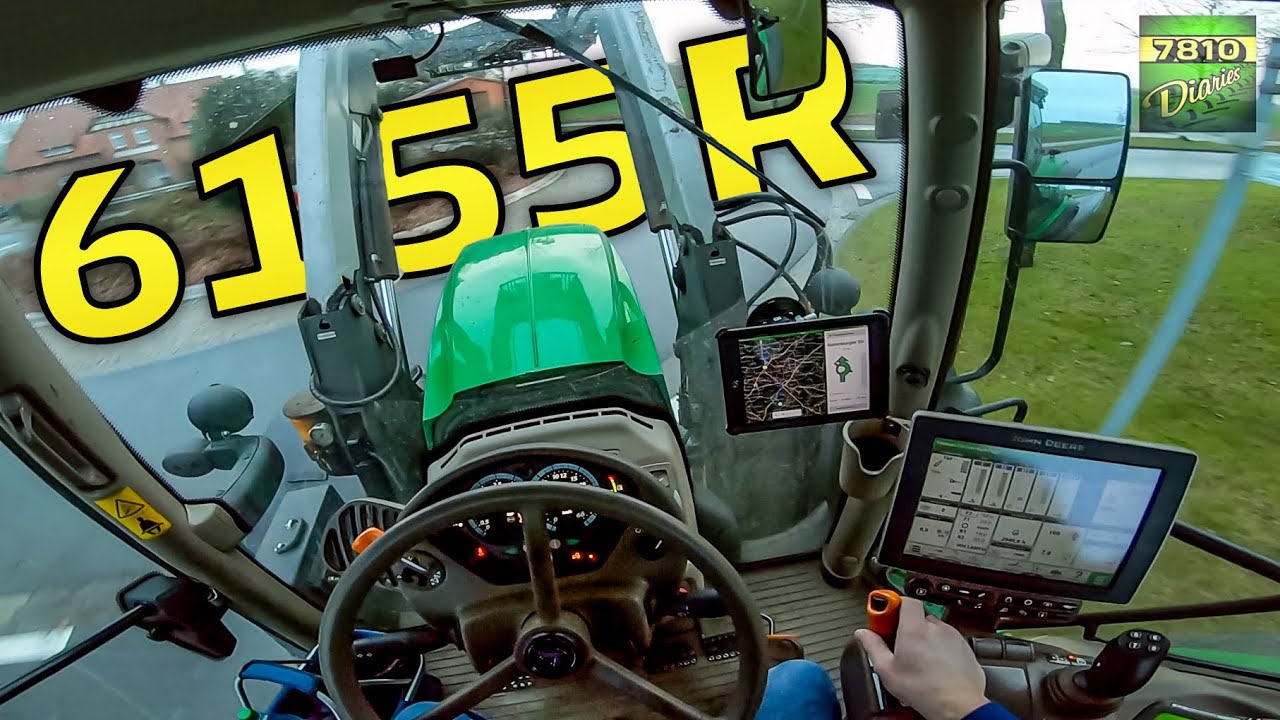 Let&rsquo;s Drive John Deere 6155R - POV 150 km Roadtrip!