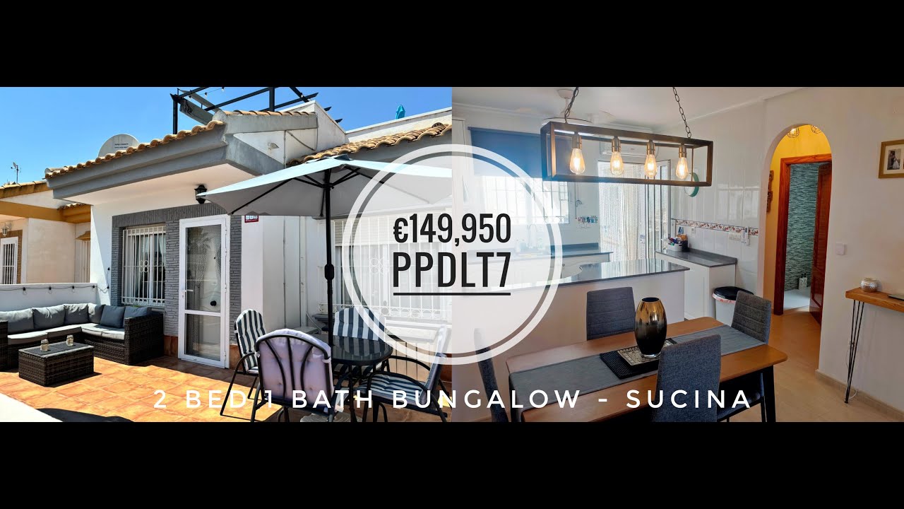 SOLD 2 Bed Bungalow in Sucina - €149,950