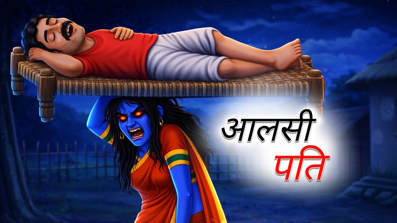 आलसी पति | AALSI PATI | HINDI KAHANIYA | COMEDY FUNNY STORIES | HORROR STORY 