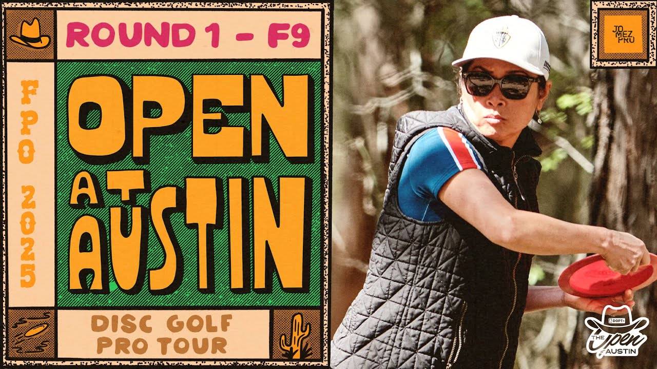 2025 MVP's Open at Austin | FPO R1F9 | Scoggins, Saarinen, Handley, Allen | Jomez Disc Golf