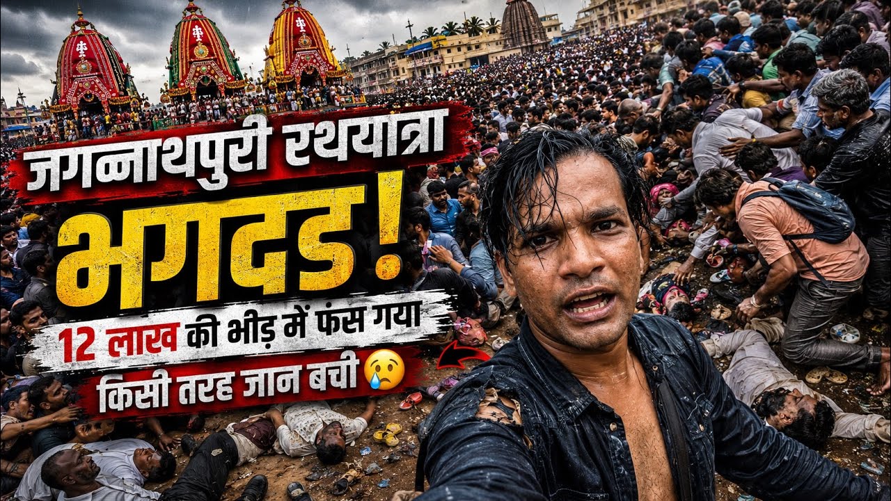 जगन्नाथ पुरी | रथयात्रा | भगदड़ में फँस गया 😭 | Jagannath Ratha Yatra 2026