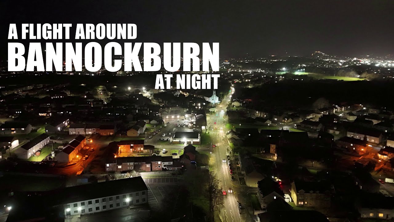 Bannockburn at night : A drone flight