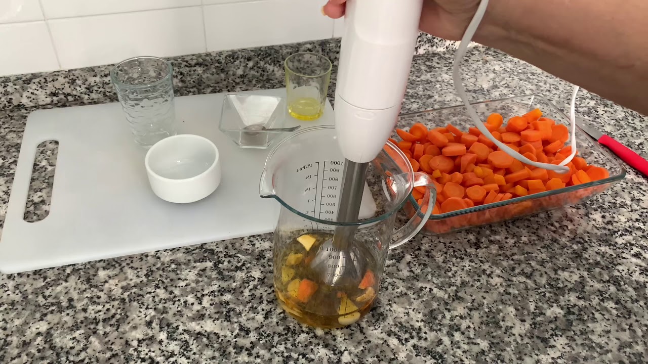 Zanahorias aliñadas