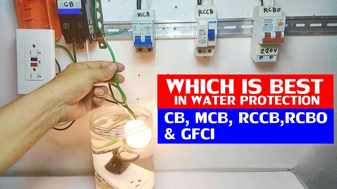 CIRCUIT BREAKER NA KAYANG MAG PROTECT SA TUBIG