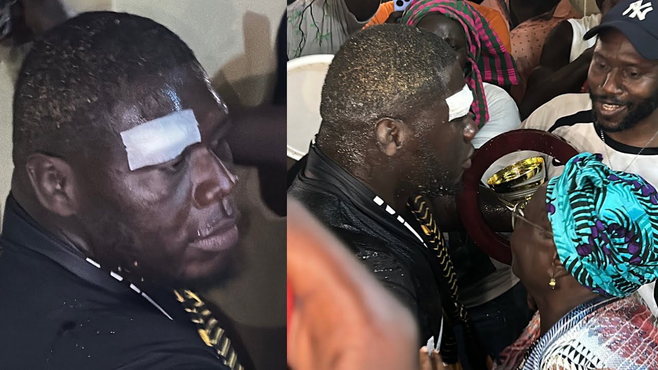 Ndeyssane Ooh Franc Dioyna Dioye you metti dans les bras de sa mère après la victoire sur Eumeu Sene