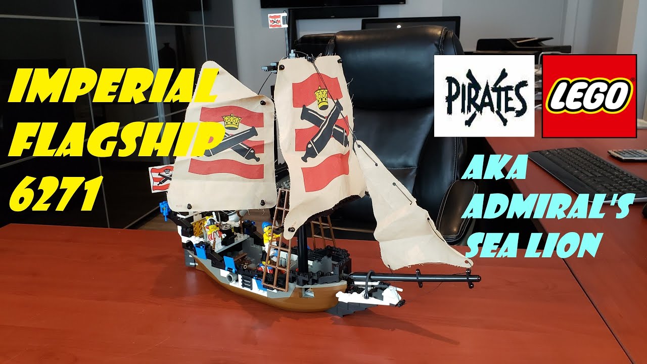 LEGO Pirates Imperial Flagship Sea Lion 6271 Review, Actual Working Compass & Wheel...