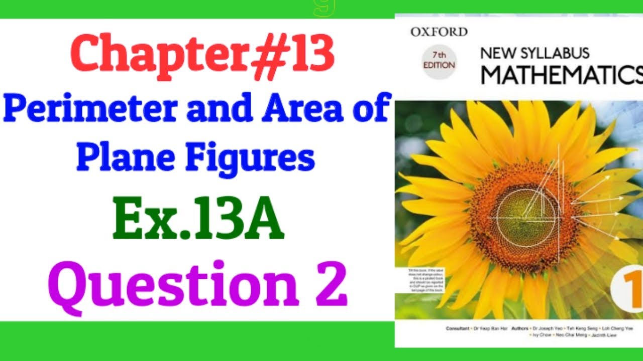 Chapter 13 | Exercise 13A | Question 2 | New Syllabus Mathematics book 1 (NSM book 1) | D1