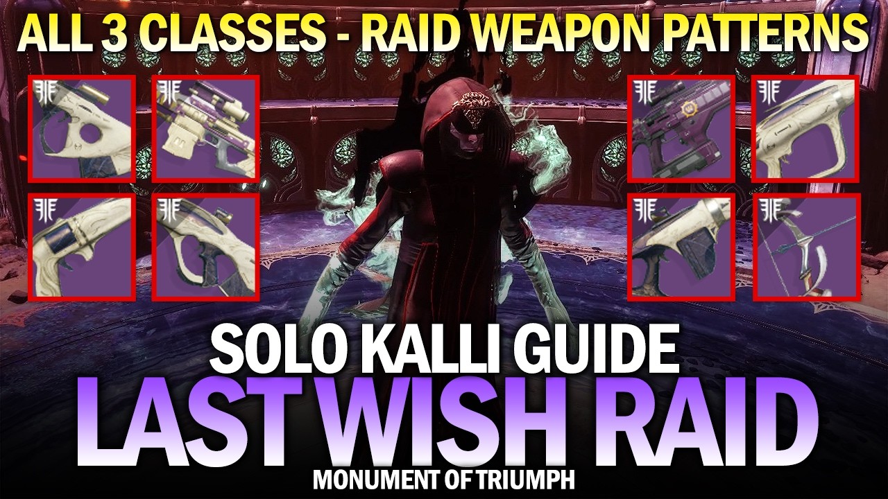 How to Easily Solo Kalli in Monument of Triumph Guide (All 3 Classes) - Last Wish Raid [Destiny 2]