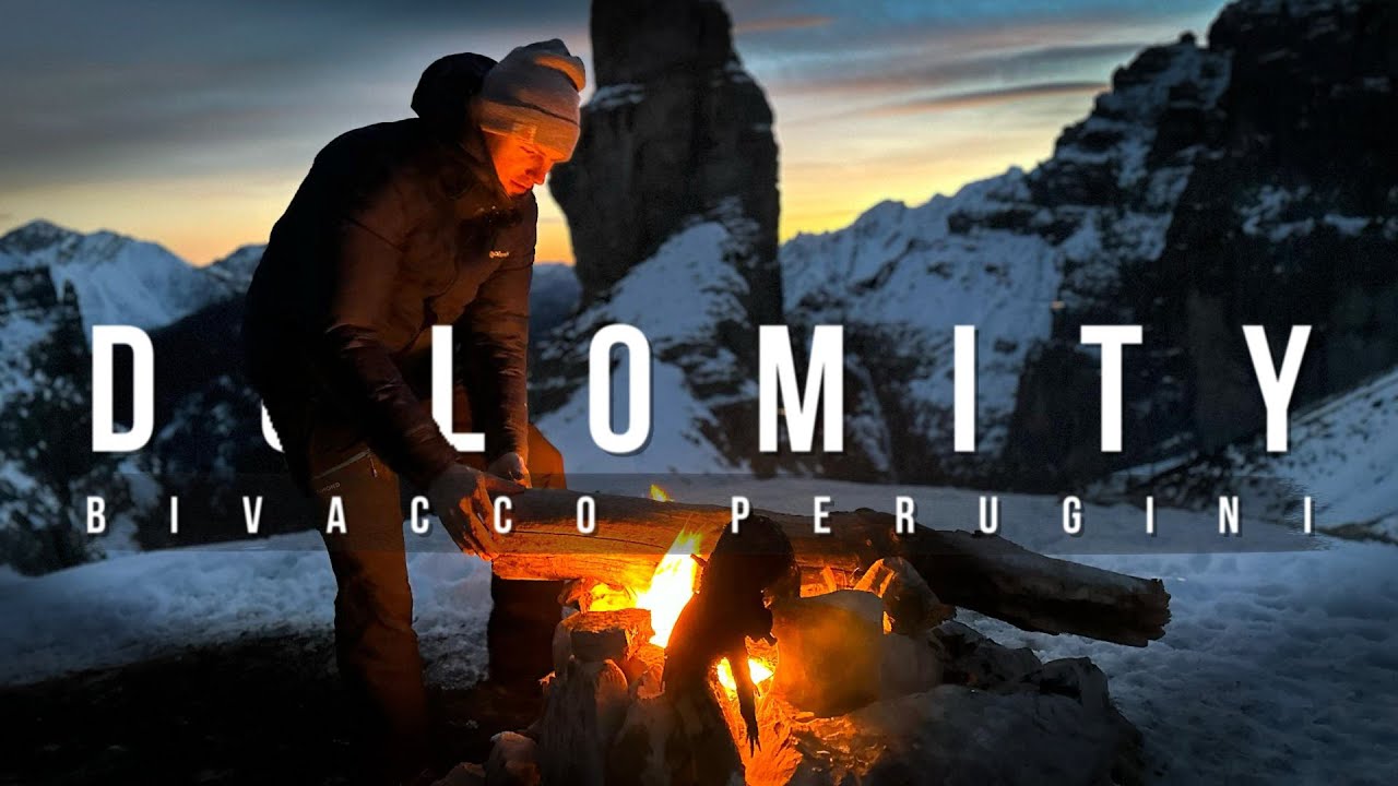 Dolomity - Noc w Bivacco Giuliano Perugini - Przyrodniczy Cud w Sercu Alp