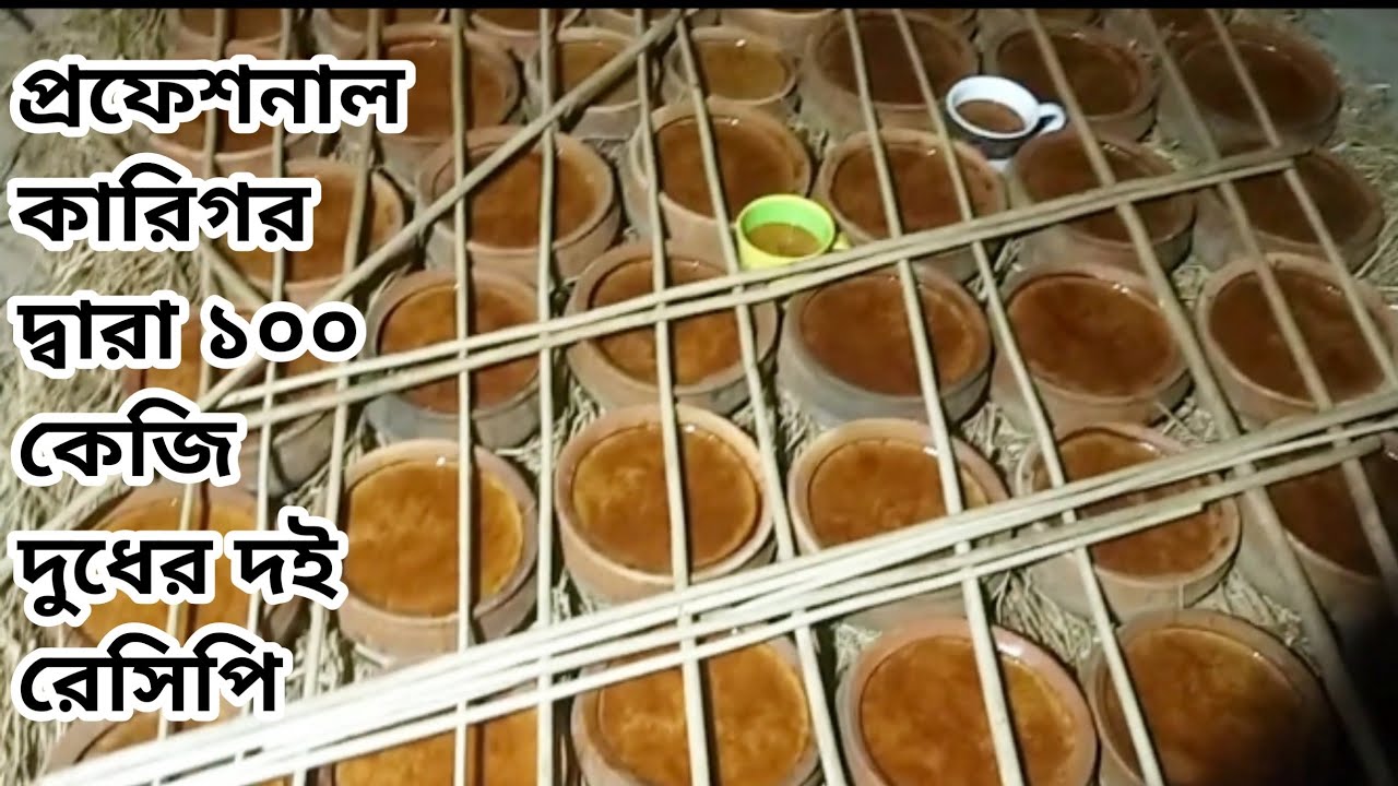 পাবনার প্রফেশনাল কারিগর দারা সিক্রেট দই রেসিপি | How To Make Bogurar Mishti Doi |বগুড়ার দই রেসিপি
