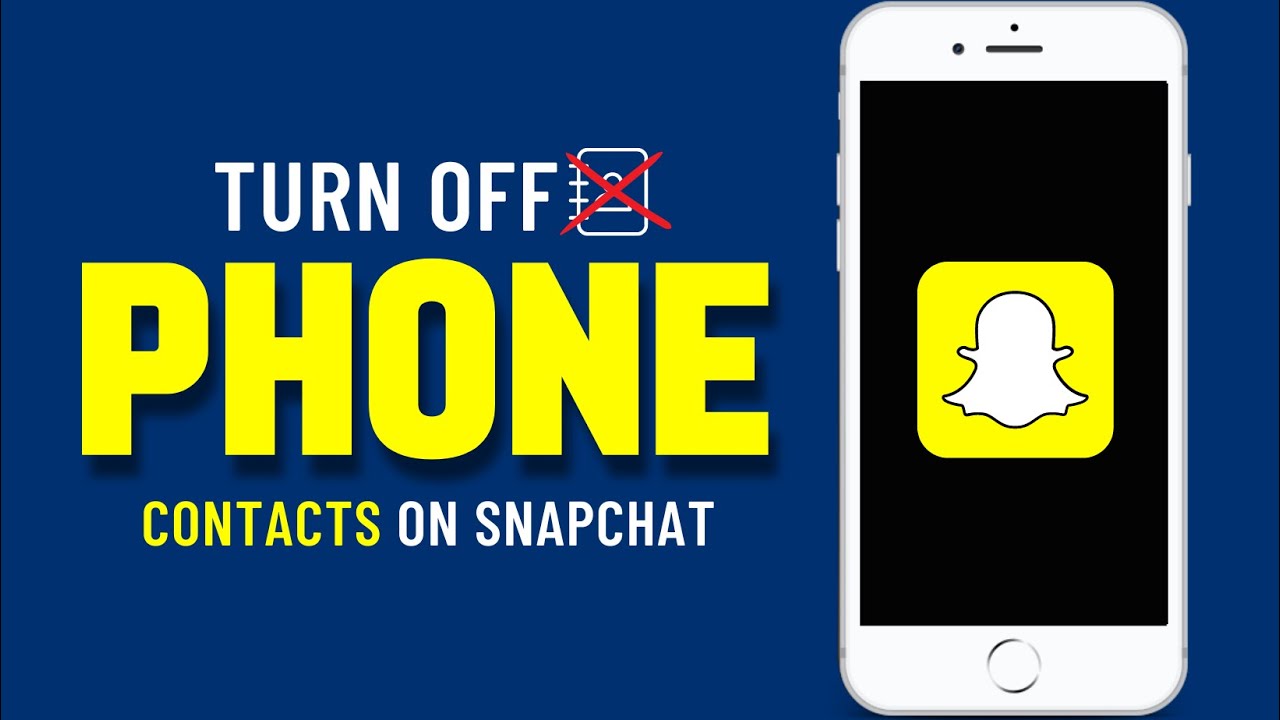 How to Remove Sync Contacts From Snapchat ( Disable Phone Contacts )