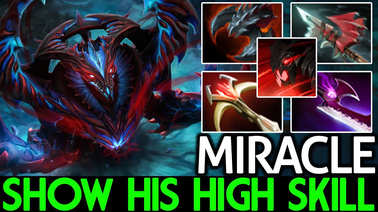 MIRACLE [Shadow Fiend] High Skill Plays Full Physical Damage Dota 2