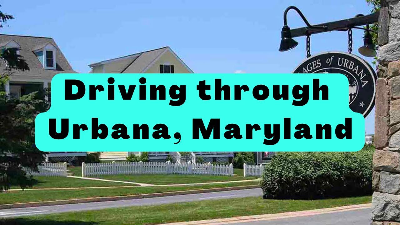 4K 🇺🇸 | Neighborhood Driving in Urbana, Maryland