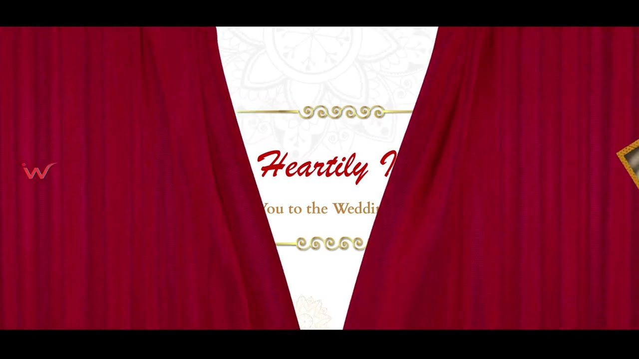 Traditional Wedding Invitation Video || Invitations World ||