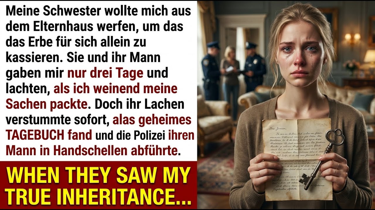 Meine Schwester wollte mich RAUSWERFEN – Doch Omas TESTAMENT änderte alles! 📜🔥