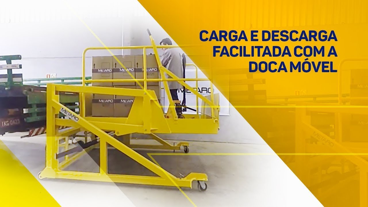 Doca Móvel para carga e descarga METARO - Elevador Móvel