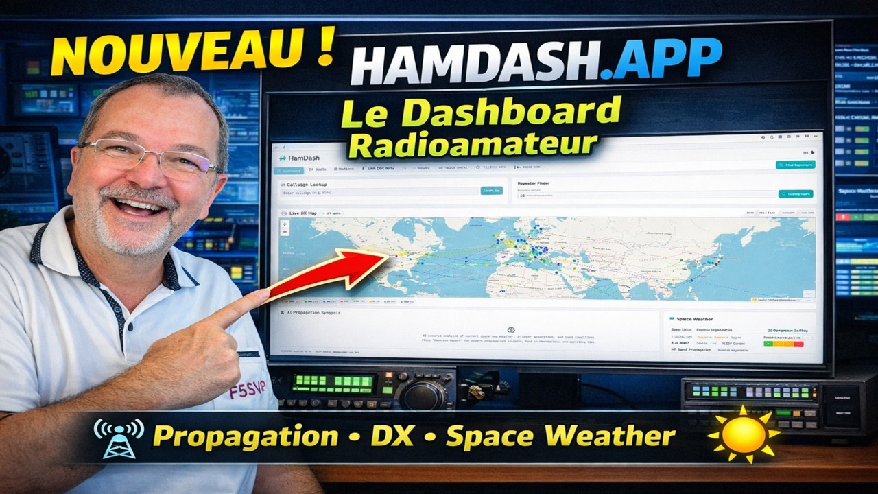 Je teste HAMDASH, le nouveau site pour radioamateurs !