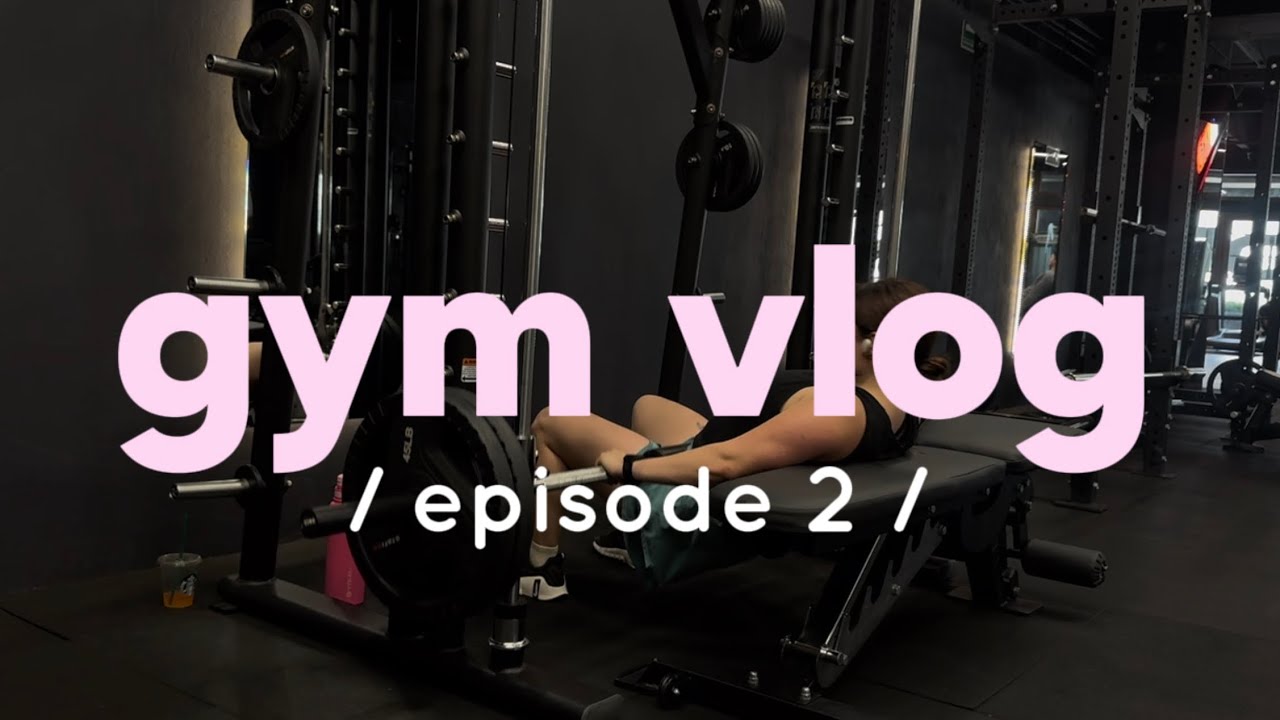 gym vlog😋 lower (quads) ep 2
