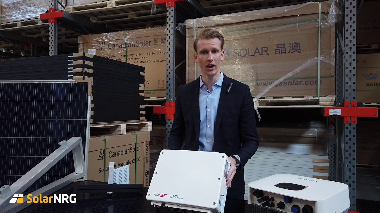 Product video omvormers en onderconstructies - SolarNRG