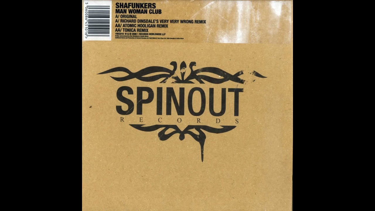Shafunkers – Man Woman Club (Richard Dinsdale's Very Very Wrong Remix)