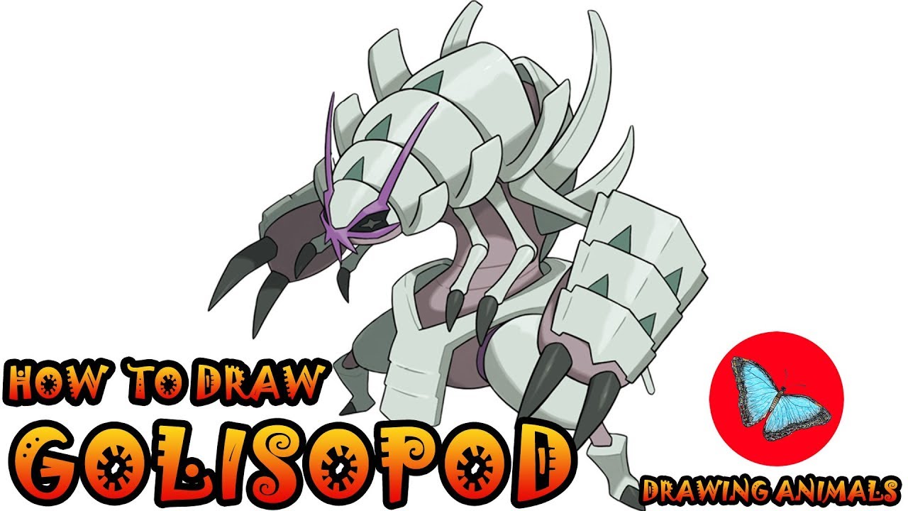 How To Draw Golisopod Pokemon | Drawing Animals