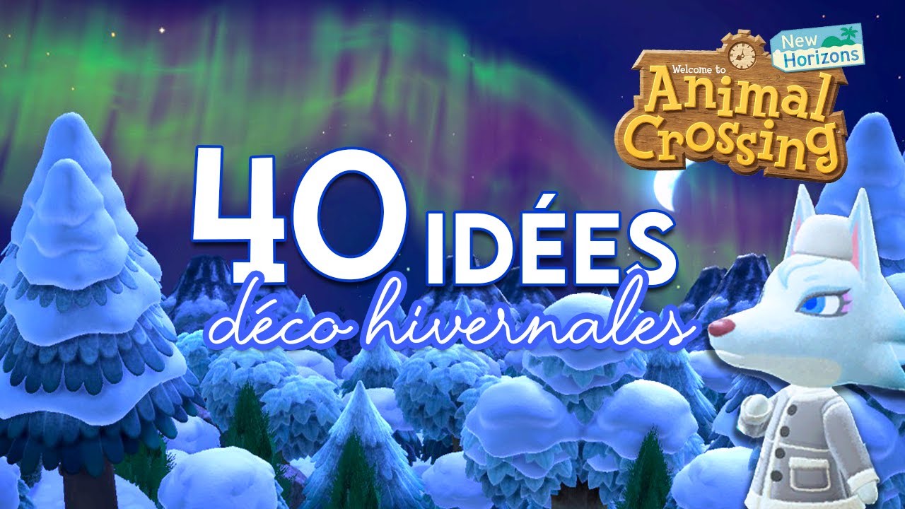 +40 IDÉES DÉCO POUR L'HIVER / NOËL❄️ - ANIMAL CROSSING NEW HORIZONS #christmas #noel